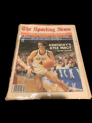 Baloncesto The Sporting News NCAA 19/01/80 Kentucky’s Kyle Macy Foto 1 de 2