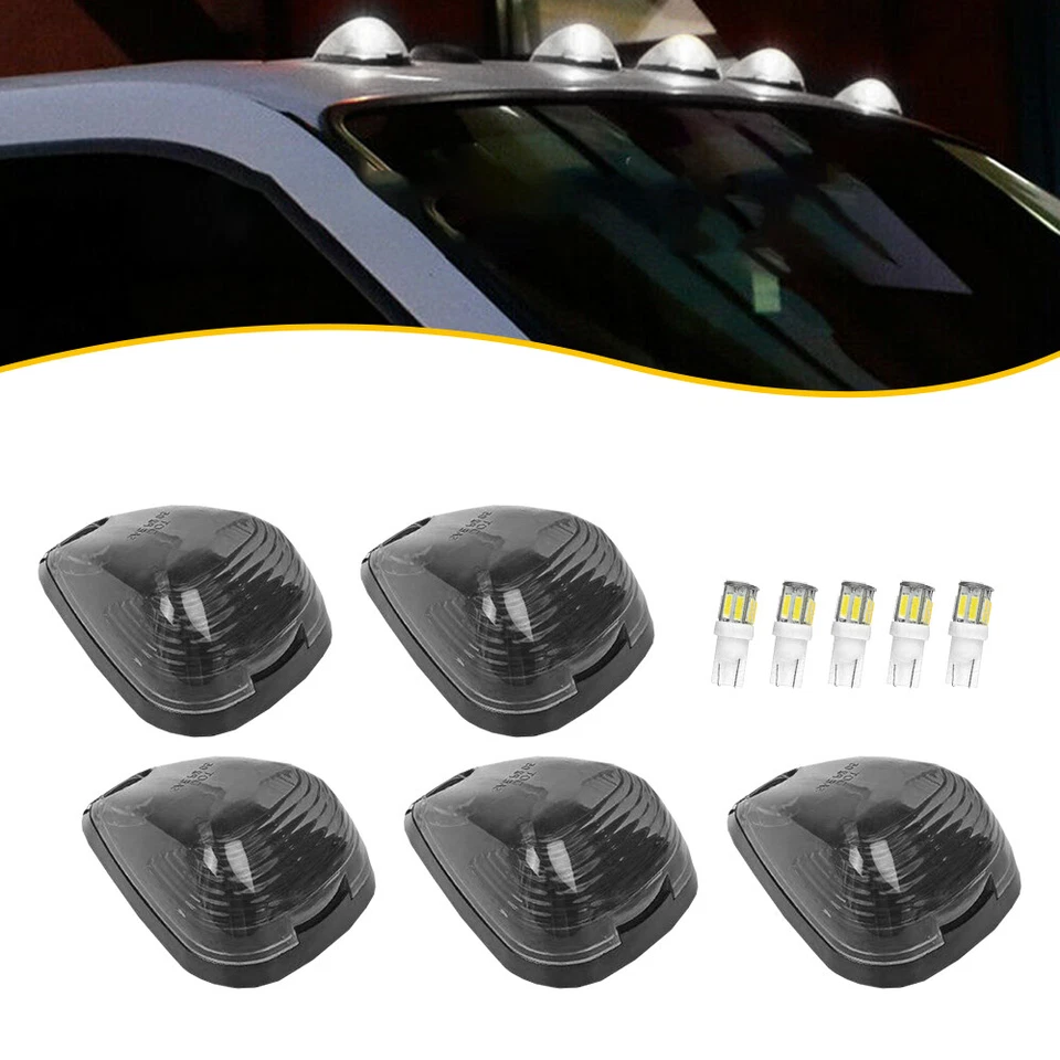 5X Luces blancas para cabina techo Ford F250 350 450 550 650 750 SD 1999-16 T10 EE. UU. Foto 1 de 4