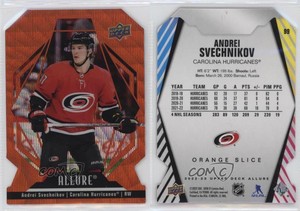2022-23 Upper Deck Allure Orange Slice Die-Cut Andrei Svechnikov #99