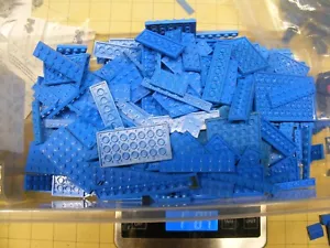 Lego legos 1 pound Blue plates lot A - Picture 1 of 1