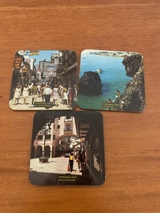 Torremolinos Spain vintage coasters 1970’s Set Of 3. - Picture 1 of 5