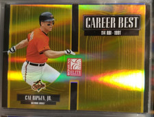 2005 Donruss Elite Career Best Cal Ripken, Jr. (#CB-8) gold parallel /500