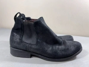 WINDSOR SMITH MEN'S BLACK LEATHER PULL ON CHUKKA ANKLE BOOTS SIZE 8.5 - Picture 1 of 3