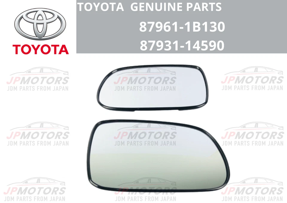 TOYOTA SUPRA JZA80 MK4 GENUINO EXTERIOR VISTA LATERAL ESPEJO CÉSPED LENTE RH&LH CONJUNTO Foto 1 de 1