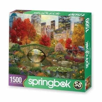 Central Park Paradise 1500 Piece Jigsaw Puzzle Springbok New - Image 1 of 2
