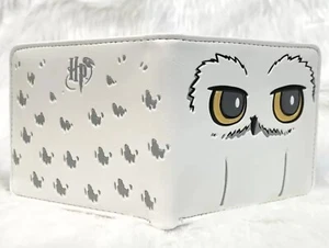 CARTERA PLEGABLE HARRY POTTER HEDWIG OWL PU Cuero Tarjeta Dinero Estuche ¡NUEVA! - Imagen 1 de 4