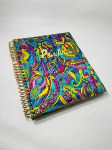 1960s Groovy vintage UNUSED photo album keepsake book retro blue green yellow sw - Bild 1 von 4