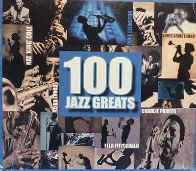 100 JAZZ GREATS - VARIOUS ARTISTS, 4 CD SET, TIME MUSIC, CANADA - Image 1 of 2