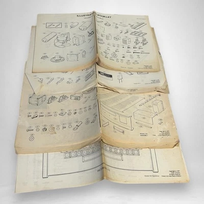 Lote de folletos ilustrativos vintage Heathkit modelos H8 H9 H8-5 Foto 1 de 4