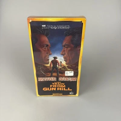 Last Train From Gun Hill (VHS 1959, 1991) FACTORY SEALED!! KIRK DOUGLAS Foto 1 de 3