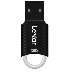 Clé USB 128GO Jumpdrive V40 Lexar 2.0 Noire - Photo 1/2