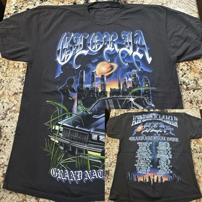 OFERTA - Camiseta Kendrick Lamar Sza Grand National Tour Merch 2025 Gloria Foto 1 de 4