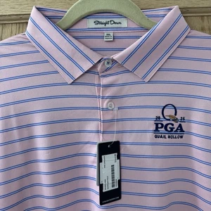 2025 PGA Championship Straight Down Quintero Golf Polo 2XL Wachtel hohl 114 $ - Bild 1 von 11