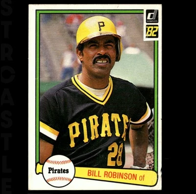 1982 Donruss - Bill Robinson #402 Pittsburgh Pirates ⚾ Baseball Card - Image 1 of 3