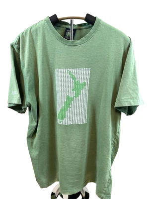 Camiseta con gráfico de mapa de Aotearoa Nueva Zelanda (verde salvia) - Camiseta L para hombre Foto 1 de 4