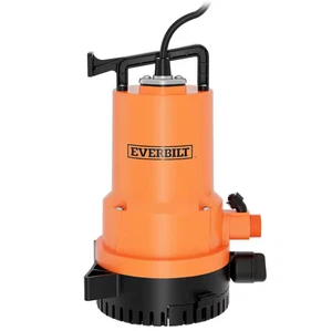 Bomba sumergible utilitaria y de transferencia Everbilt 1/4 HP 2 en 1 UTA02510 precio de venta sugerido por el fabricante 140 USD - Imagen 1 de 10
