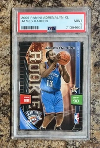 2009-10 Panini Adrenalyn XL James Harden Rookie Card (RC) PSA 9 Mint - Picture 1 of 3