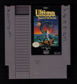 Ultima Quest of the Avatar NES - Cart Only - Tested