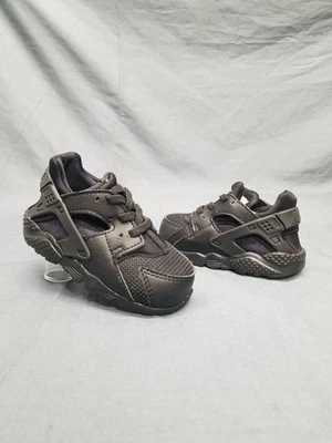 Nike Toddler Huarache Run Low Top Slip On  Sneakers Black Size 4 NEW NO BOX! - Image 1 of 4