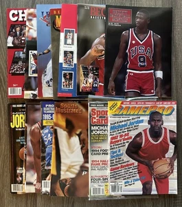Michael Jordan Vintage Magazine Lot of (14) Sports Illustrated, Gamepro, Beckett - Bild 1 von 19