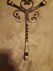 Hand Wrought Cast Iron  Footed Trivet - Picture 1 of 10