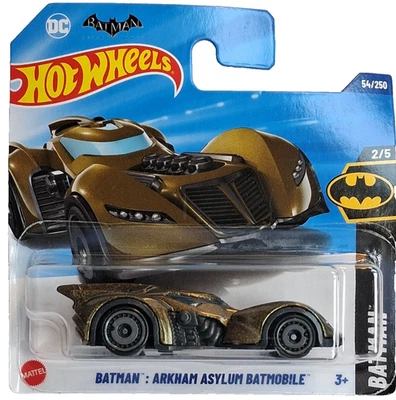 HotWheels 2025 🛞 Batman 2/5 🦇 Arkham Asymum Batmobile  #54/250 Neuf/ NEW - Photo 1/2