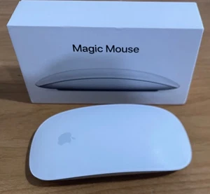 Apple Magic Mouse 2 - Bluetooth Wireless - White / Silver - A1657 w/ cable - Picture 1 of 4