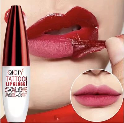10ml Lip Stain Peel Off Tattoo Lipgloss Matte Lipstick Waterproof QICIY - Image 1 of 4