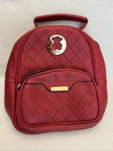 TOUS Reiserucksack rot verstellbarer Riemen - NEU - Bild 1 von 4