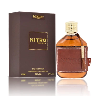 Nitro Pour Homme Eau De Parfum - Fruta, Amaderado, Aroma Floral - 3.4 Fl Oz Foto 1 de 4