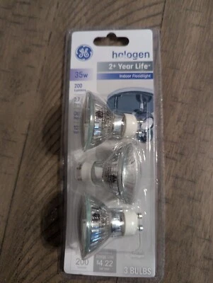 GE Floodlight Bulbs 61142 35-watt 200-Lumen MR16 with GU10 Base 3-Pack - Image 1 of 4