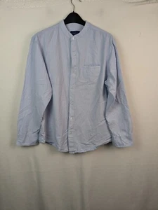 Mens long sleeve casual shirt striped size Large Atlantic Bay - Picture 1 of 11