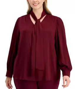 CAMICIA NUOVA ANNE KLEIN ROSSA CARRIERA TAGLIA 3 X DONNA PIU' 109€ - Foto 1 di 2