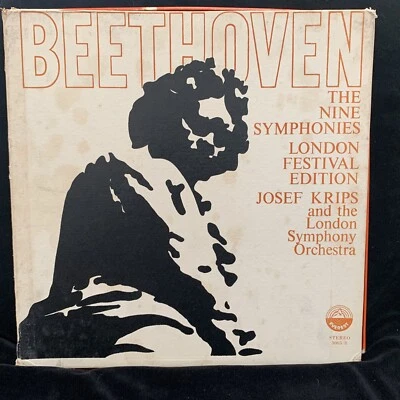BEETHOVEN Symphonies Complete - JOSEF KRIPS - EVEREST ST 8LP BOX - Image 1 of 4