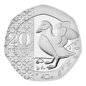 RARE - NIFC 2024 KING CHARLES III BUNC PUFFIN 20p COIN. - Picture 1 of 11