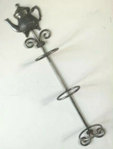 Montaje en pared de metal. Soporte para maceta soporte colgante interior exterior diseño tetera - Imagen 1 de 3