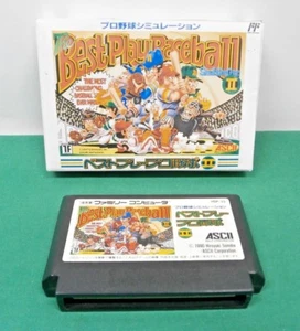 NES -- BEST PLAY BASEBALL 2 -- Can save. Fake box. Famicom, Japan Game. 10721 - Picture 1 of 12
