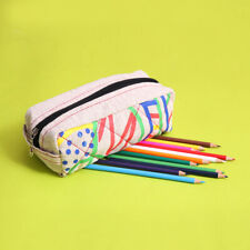 Multicolor Handloom Pencil Case Makeup Cosmetic Storage Cute Purse For Women NEW