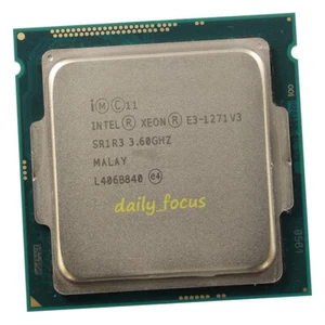 Intel Xeon E3-1271 v3 3.6 GHz LGA1150 4 cores 8 threads SR1R3 CPU Processor 8 MB - Picture 1 of 4
