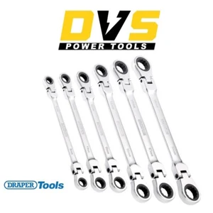 Juego de tensores de trinquete de doble anillo métrico de cabeza flexible cortina 6 piezas 27762 - Imagen 1 de 2