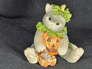 RARE 1996 Calico Kittens "We've Carved A Perfect Friendship" New in Box w/COA - Picture 1 of 13