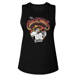 The Charlie Daniels Band Charlie Rocking The Fiddle Women's Muscle Tank Merch - Picture 1 of 3