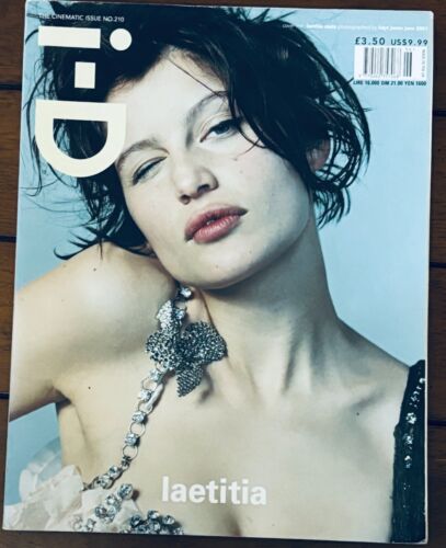 FASHION I-D ID MAGAZINE LIFESTYLE #210 JUNE 2001 CINEMATIC ISSUE NO MAILER LABEL