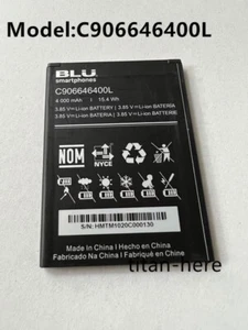 Batterie d'origine BLU C906646400L 4000mah 3.85V pour batterie téléphone BLU C906646400L - Photo 1 sur 1