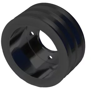 Polea de cigüeñal Big Block Ford negra 429 460 3 V CA 3 ranuras BBF 4 pernos 1970+ - Imagen 1 de 2