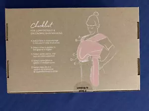 Boba Baby Wrap Carrier Gray Sling for Newborns / Baby Hands Free-7-35 lbs. NEW - Picture 1 of 5