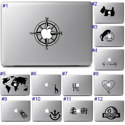 Apple Macbook Laptop Decal Sticker Cool Fun Cute Symbol Graphics Typography Logo - Image 1 of 2