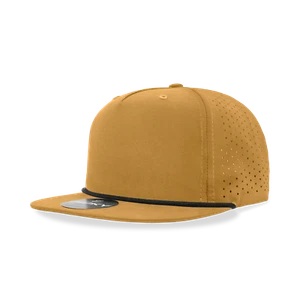 Decky 5 Panel High Profile Relaxed Perforated Performance Rope Hat - 6226 - Picture 1 of 16