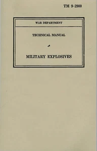 136 Seiten 1940 VOR WWII EXPLOSIVES TNT Pulver TM 9-2900 Technisches Handbuch auf CD - Bild 1 von 12