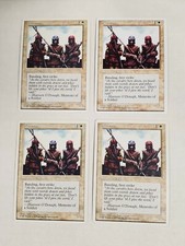 MTG Playset 4x Pikemen (4th Edition/White/C) - BGM